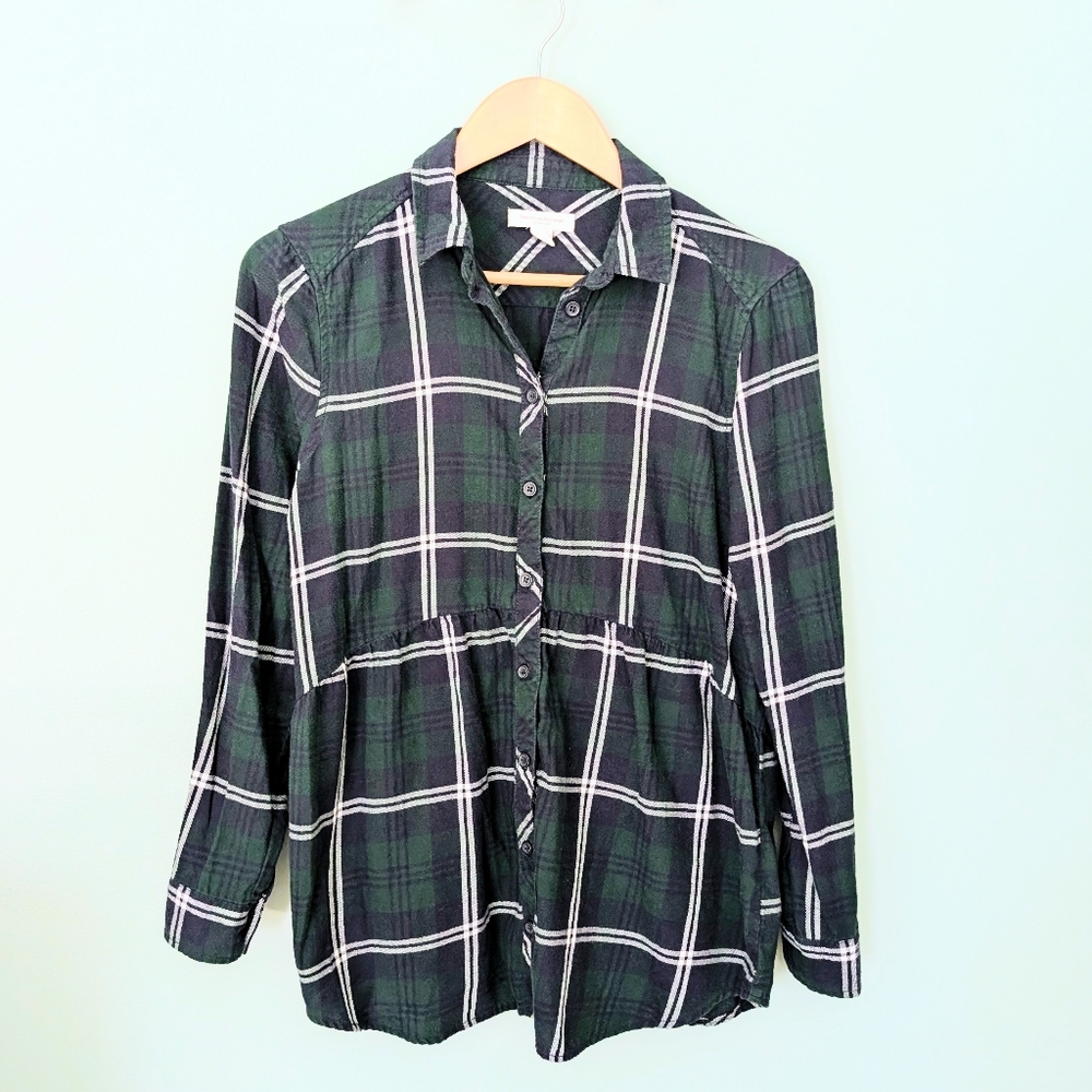 beachlunchlounge Plaid Tunic